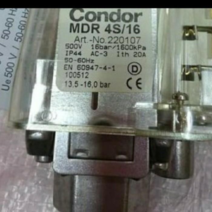 Pressure switch condor mdr 4/16 Madein German