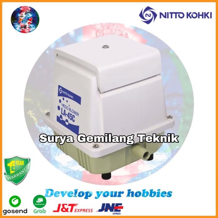 AERATOR NITTO KOHKI MEDO AIR BLOWER LA 45C POMPA UDARA KOLAM KOI