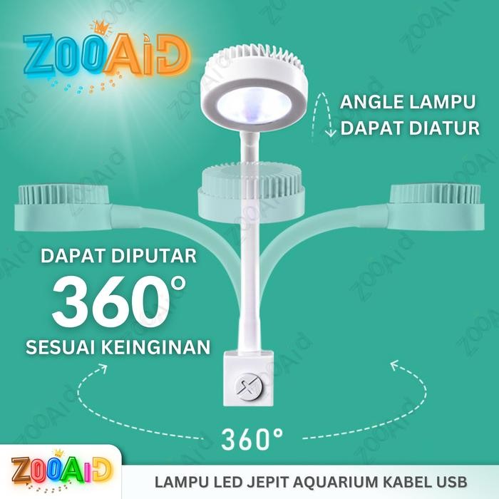 LAMPU LED AQUARIUM JEPIT / LAMPU AQUASCAPE / LAMPU AQUARIUM MINI
