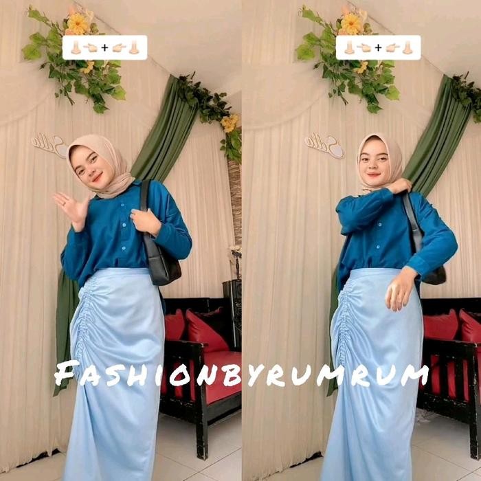 Rok Serut Satin rok serut satin murah rok serut satin termurah rok serut *