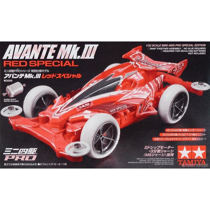 Tamiya #95425 - Avante Mk.III Red Special (MS Chassis) (Mini 4WD)