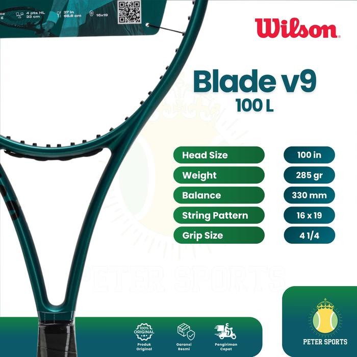 Wilson Blade V9 100L - Raket Tenis Wilson Terlaris