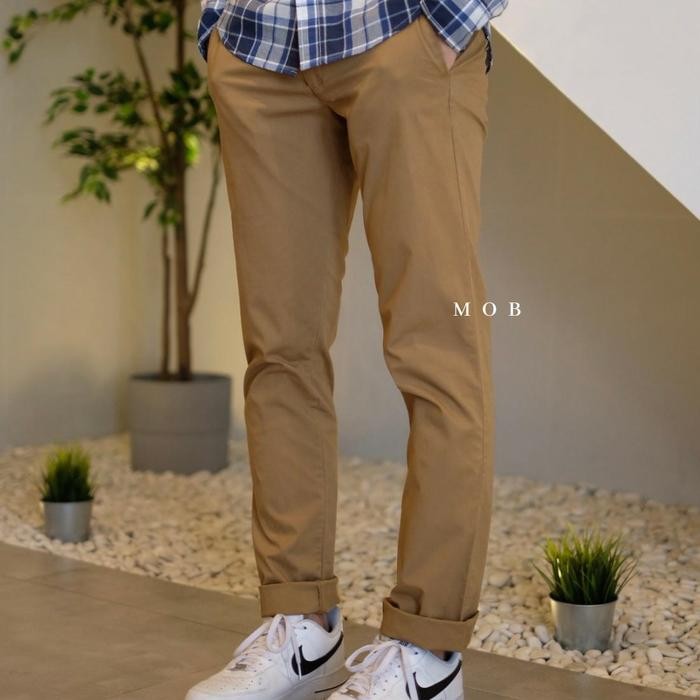 ORIGINAL Celana Panjang Chino GAP Slim Fit Tan Original READY STOCK