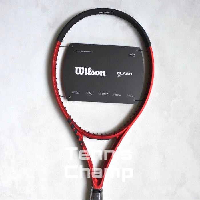Raket Tenis Wilson Clash V2 100/ Tennis Racket Clash Original Wilson