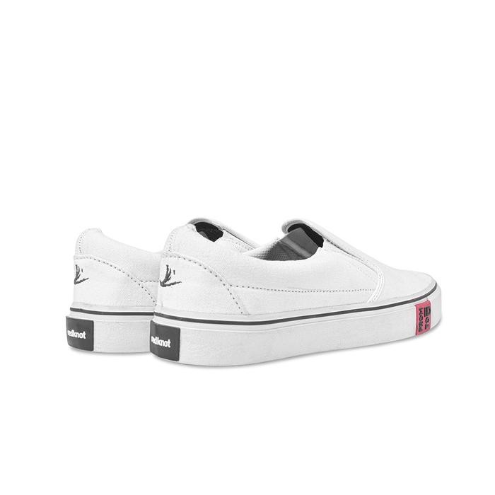 Saint Barkley - Redknot Triple Putih - Sepatu Slip On Pria - Display