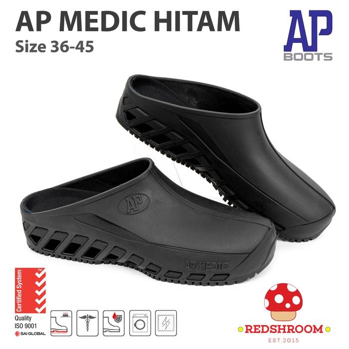 Saint Barkley - Sepatu Boots Ap Medic Hitam - Sepatu Apd Medis