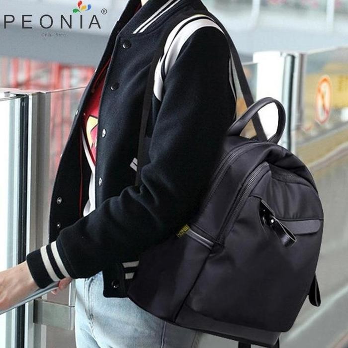 Elizabeth'S Bags - Colla Water Resistant Ransel Korea Tas Wanita Pria Punggung Kantor Kerja Sekolah