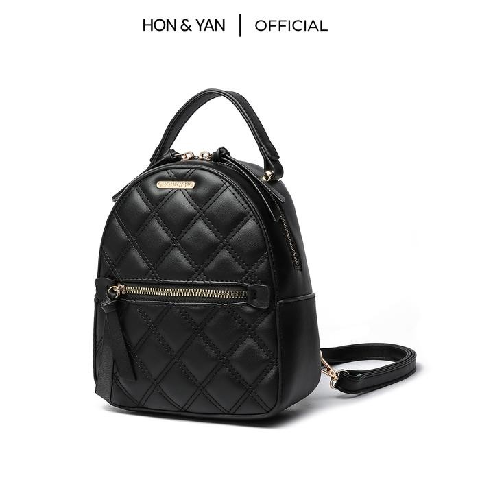 Elizabeth'S Bags - Tas Wanita Sherina Backpack Tas Ransel Kulit Resleting Kekinian Berkualitas