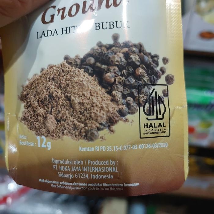 

[Ziplock] Jay'S White / Black Pepper Ground / Crushed / Lada Putih / Hitam Bubuk / Remah