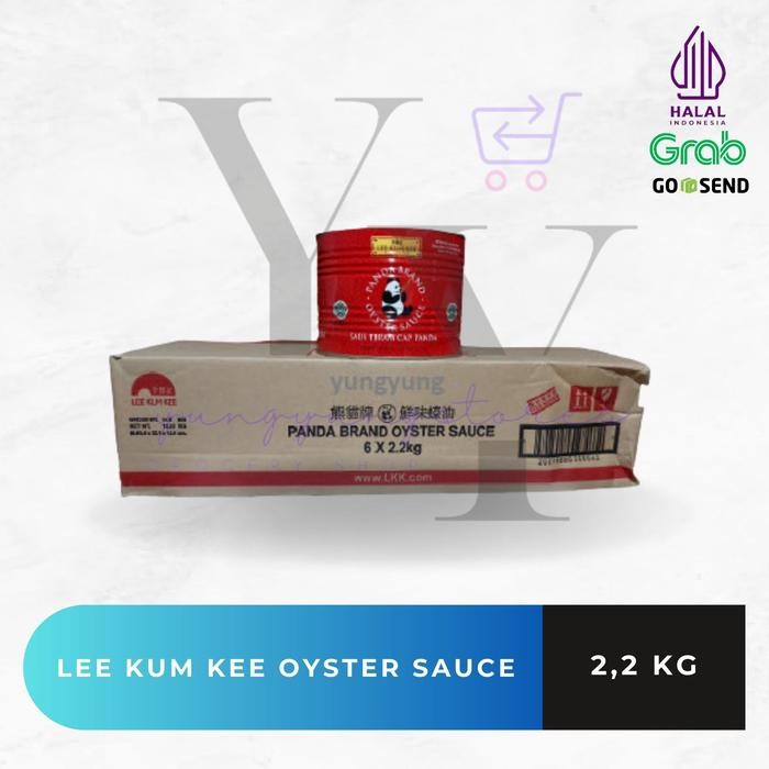 

1 Dus Isi 6 Kaleng Saus Tiram Cap Panda / Lee Kum Kee Lkk Oyster Sauce 2,2 Kg