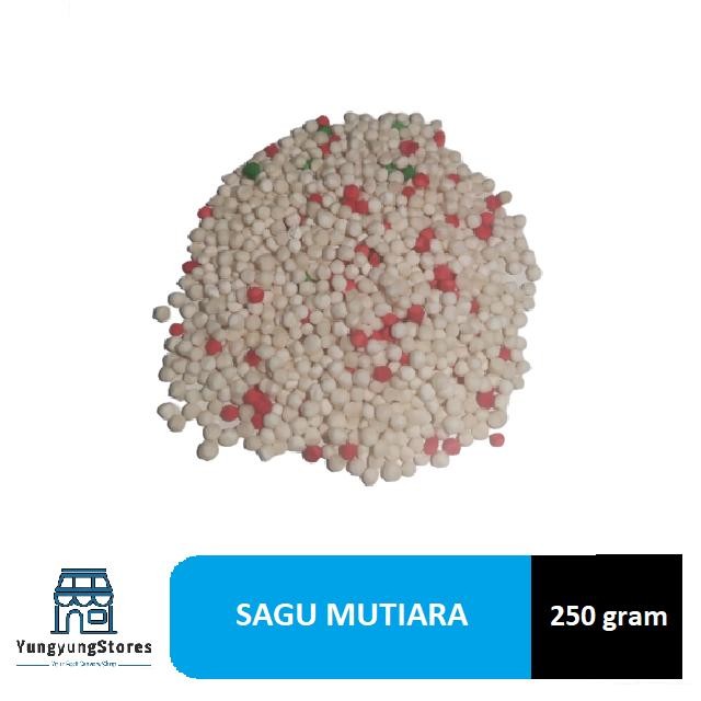 

Sagu Mutiara / Sago Tapioca Pearl 250 Gram / 500 Gram / 1 Kg