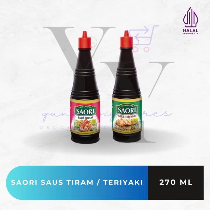 

Saori Saus Tiram / Teriyaki Botol 270 Ml