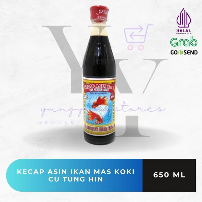 

Kecap Asin Cap Ikan Mas Koki Cu Tung Hin 650 Ml