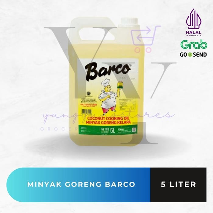

Minyak Goreng Kelapa Barco Jerigen 5 Liter