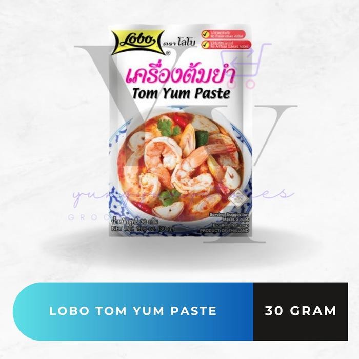 

[Satuan] Lobo Tom Yum Paste / Bumbu Pasta Tom Yam 30 Gram