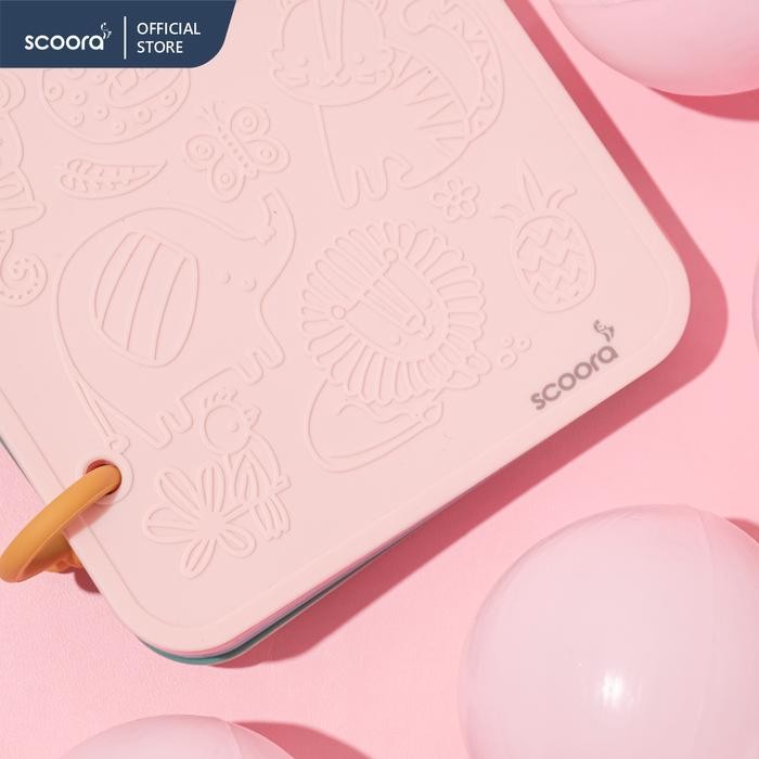 Scoora Silicone Baby Bath Book Sensory Montessori / Mainan Buku Silikon Bertekstur