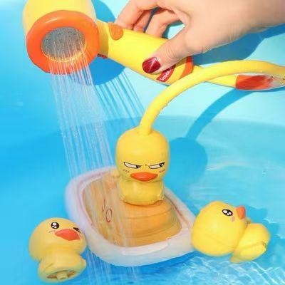 Mainan Mandi Anak Duck Sprinkler Bath Toy Set