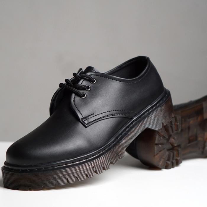 Sepatu Boots Kulit Pria Oxwalker PAUL Hitam Shoes Black Pantofel