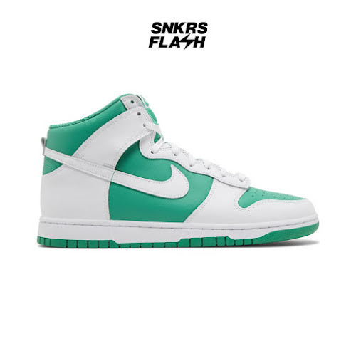 NIKE DUNK HI RETRO BTTYS STADIUM GREEN WHITE Sepatu Sneakers Unisex - DV0829300 - Size 40