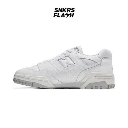 NEW BALANCE 550 WHITE GREY Sepatu Sneakers Unisex - BB550PB1 - Size 44