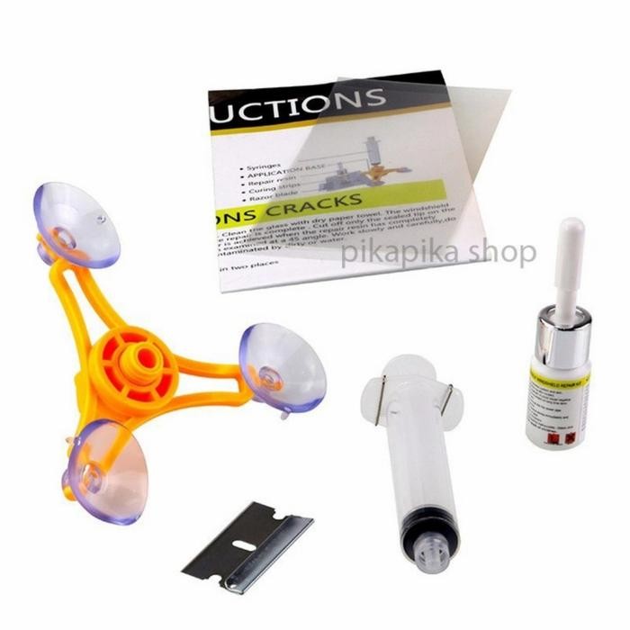 LEM KACA MOBIL RETAK TERGORES GORESAN PECAH/ALAT REPARASI KACA MOBIL