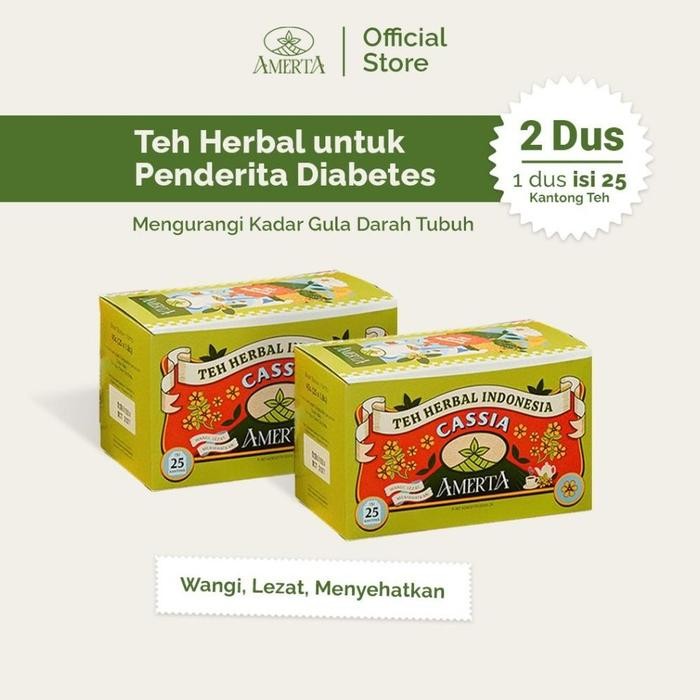

Lecy.store2 TERMURAH!! (Beli 1 Gratis 1) AMERTA - Teh Herbal Diabetes - Teh Daun Cassia (2 Pack)