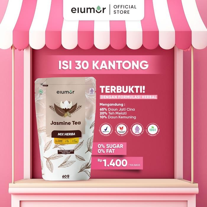 

Vanilla.storee Elumor Jasmine Tea Minuman Teh Herbal Tubuh