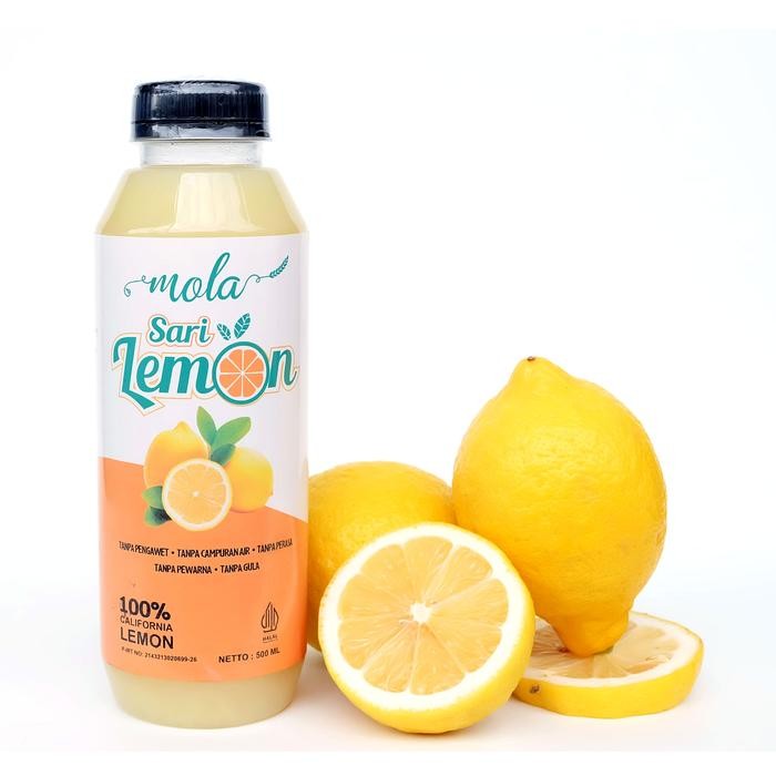 

Mola Sari Lemon Minuman Jus 100% Alami BPOM Certified MD 023182000100305 - Juice