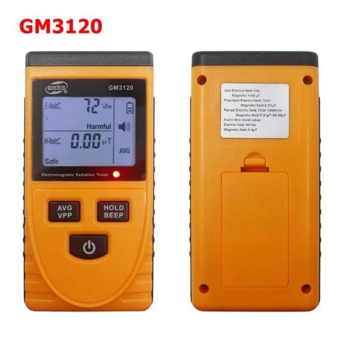 Detektor Radiasi Elektromagnetik Digital Detector Meter Dosimeter Test