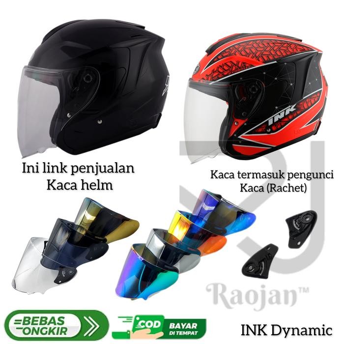 Terlaris - Kaca Helm Ink Dynamic Visor Helm Ink Dynamic