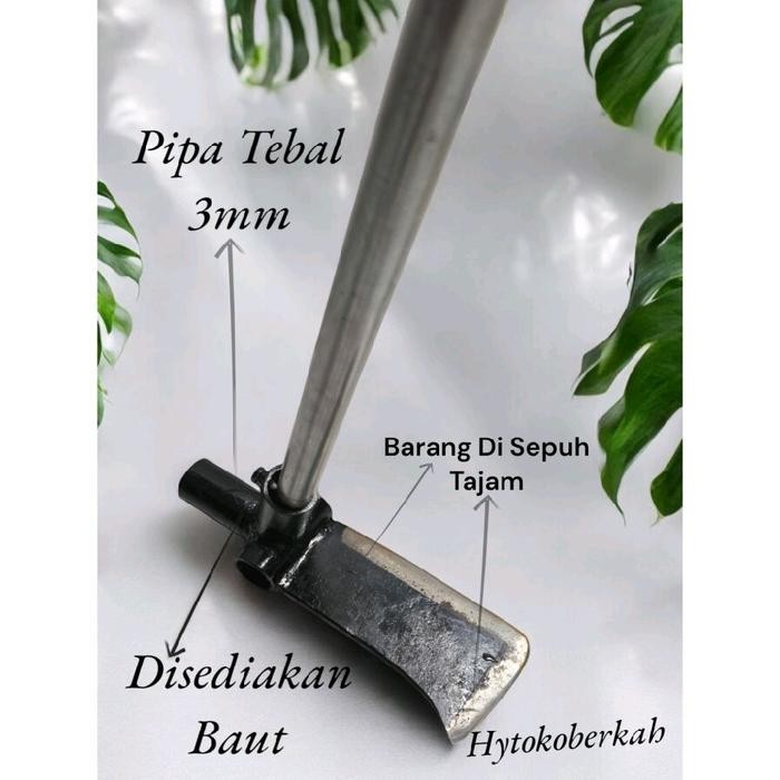 Alat Kebun Serbaguna 3in1 Dodos Sawit Kapak Cangkul Bahan Per Baja Tebal 7mm (TERBAIK) (TERBARU)