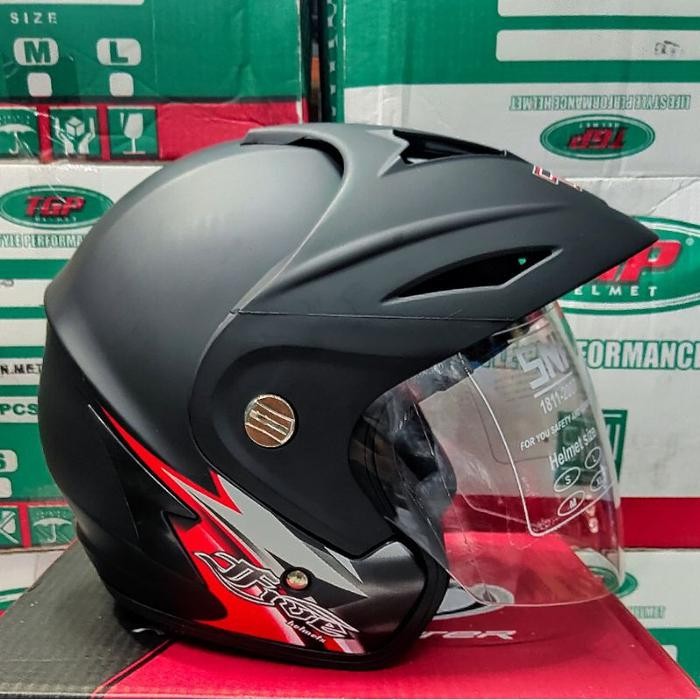 (Allthebest) Helm Tgp Jp5 Polos Helm Dewasa