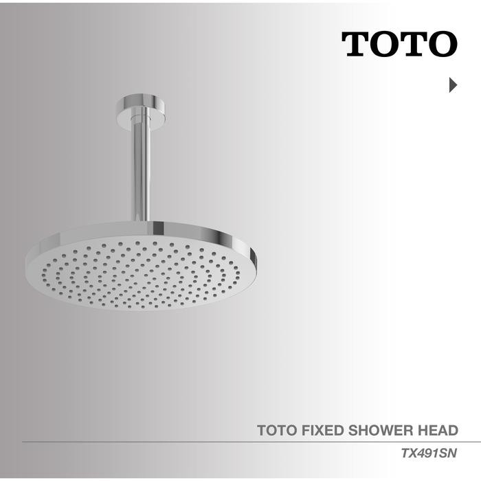 TOTO SHOWER HEAD TX491SN HEAD SHOWER - SHOWER MANDI - RAIN SHOWER