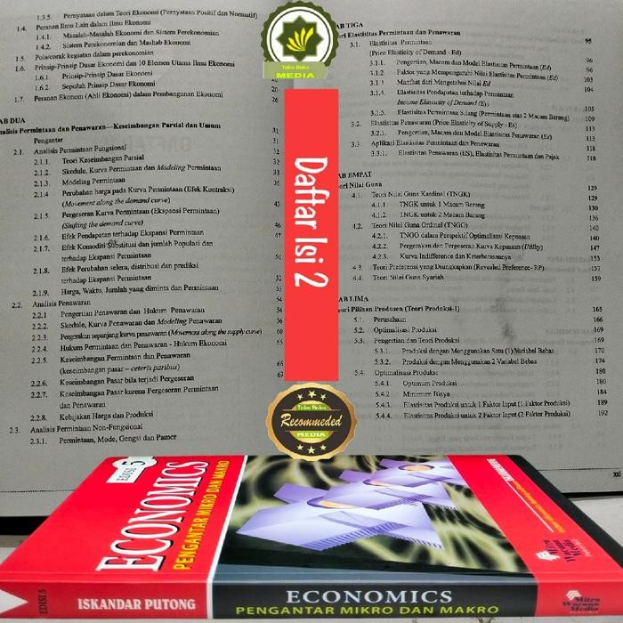 

SALE !!! BUKU KULIAH ECONOMICS PENGANTAR EKONOMI MIKRO DAN EKONOMI MAKRO EDISI 5 BUKU INDUK EKONOMI