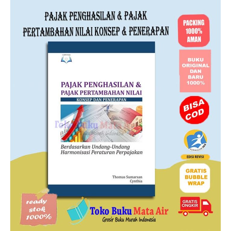 

SALE !!! PAJAK PENGHASILAN & PAJAK PERTAMBAHAN NILAI - THOMAS DKK CAMPUSTAKA READYY