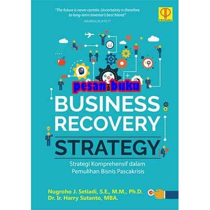

SALE !!! BUKU BUSINESS RECOVERY STRATEGY - NUGROHO J. SETIADI READYY
