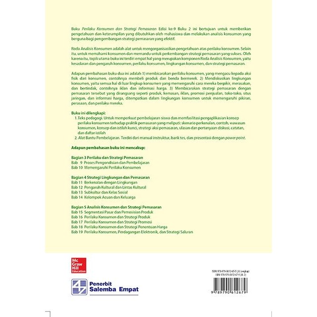 

SALE !!! PERILAKU KONSUMEN DAN STRATEGI PEMASARAN EDISI 9 BUKU 2-PETER-OLSON READYY