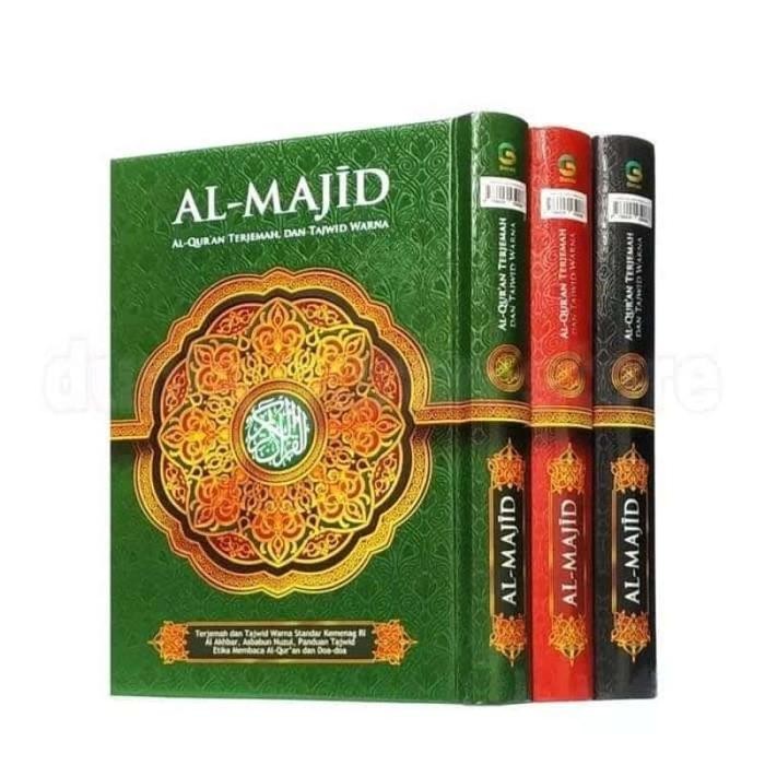 

SALE !!! [AL QURAN TERJEMAH+TAJWID WARNA BESAR] AL QURAN AL MAJID A4 HARD COVER READYY