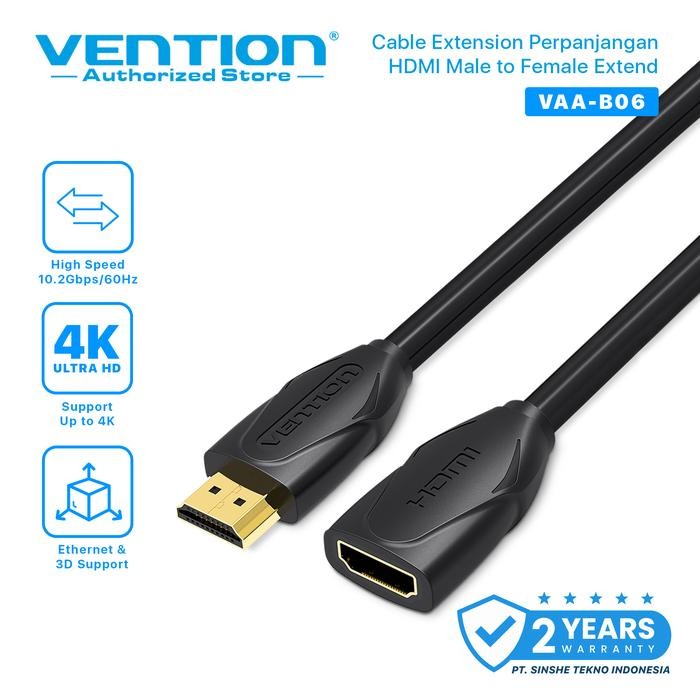 Vention Hdmi Male To Hdmi Female Extension Cable