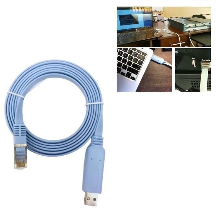 Kabel Usb Rj45 Flat / Kabel Usb To Rj45 Console