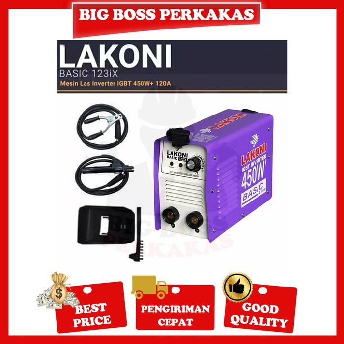 TERBARU MESIN LAS LAKONI MESIN LAS INVERTER LAKONI 450WATT BASIC 123IX TERMURAH