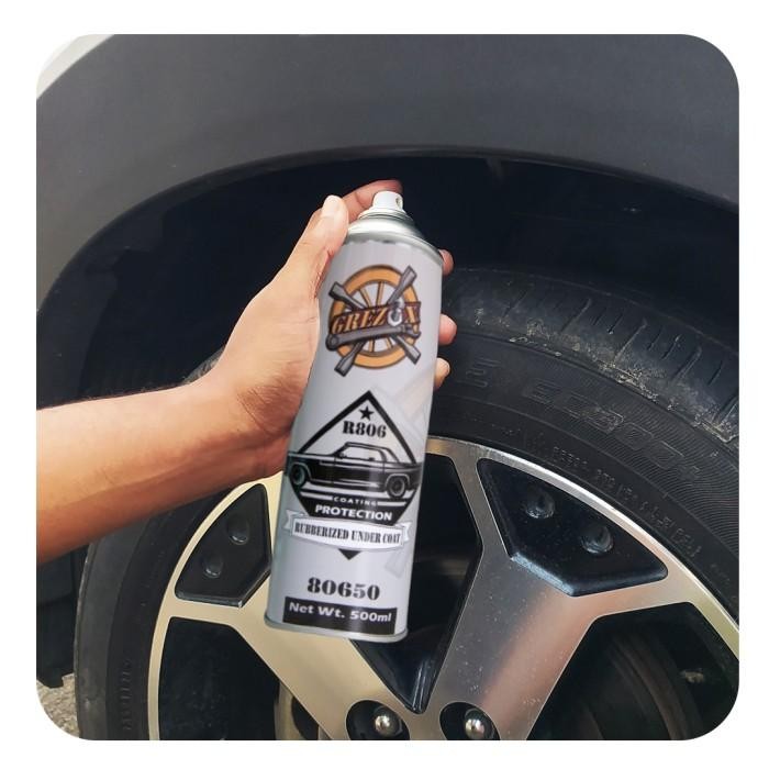Grezox Rubberized Under Coating 500ml Black - Pencegah Karat