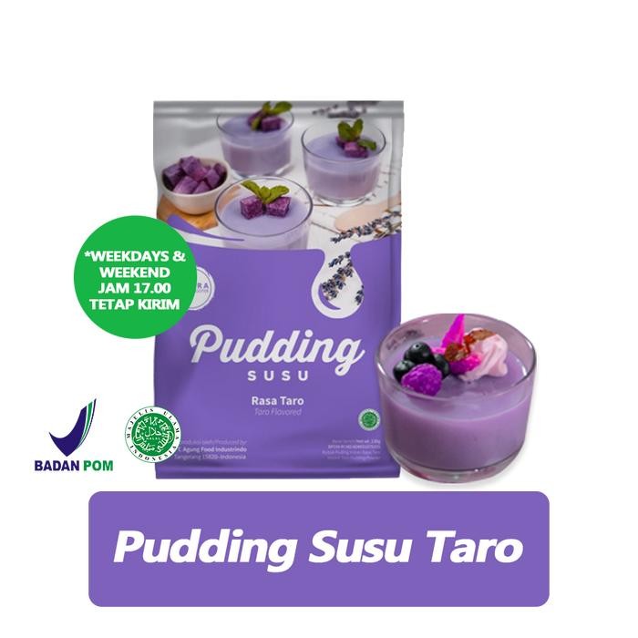 

[2 PCS] Omura Pudding Susu Taro