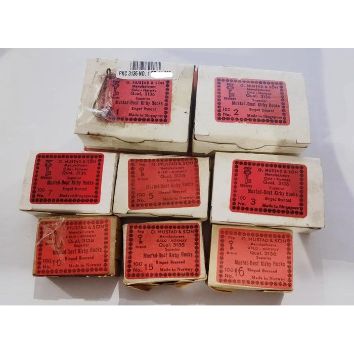 Mata Kail cap Kunci / Mustad tipe 3136