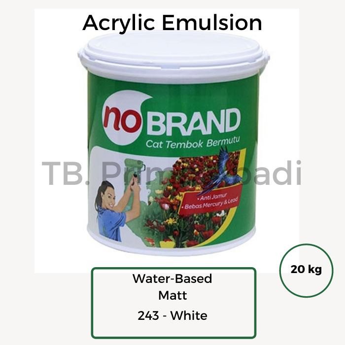 CAT TEMBOK NO BRAND - 243 WHITE - 20 KG