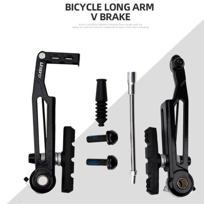 LITEPRO V BRAKE SET SHOE KANVAS REM LENGKAP LONG HITAM ORIGINAL QUALITY