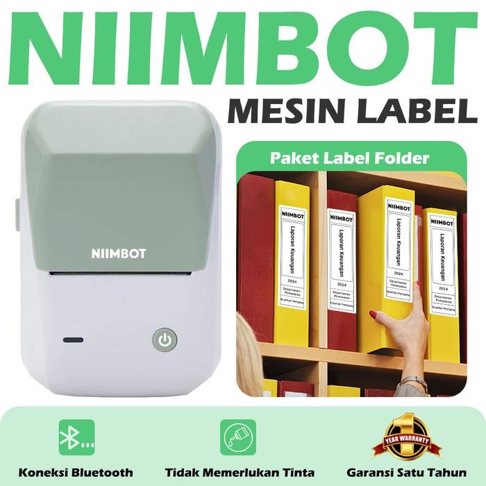 

Paket Kertas Label Folder Khusus untuk Mesin Label Termal NIIMBOT B1 - Kertas Label Kantor Ramah