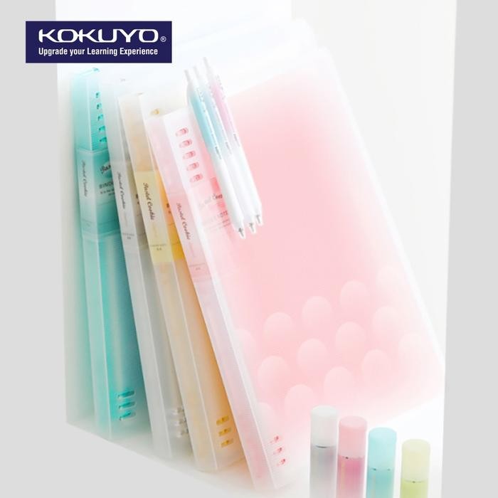 

KOKUYO WSG-RUYP61 Pastel Cookies, 8 Ring Binder Notebook B5 (Max 100)