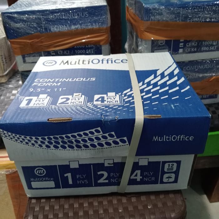 

continuous form NCR 2ply 9,511 inches warna putih merah 1000 set