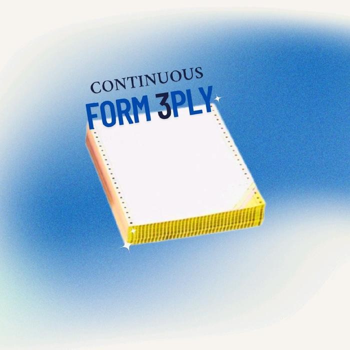 

Kertas COUNTINOUS FORM 3 PLY 9.5 X 11 atau 9.5 X 11/2 (bagi 2) i-Form Paper Stationery Foto
